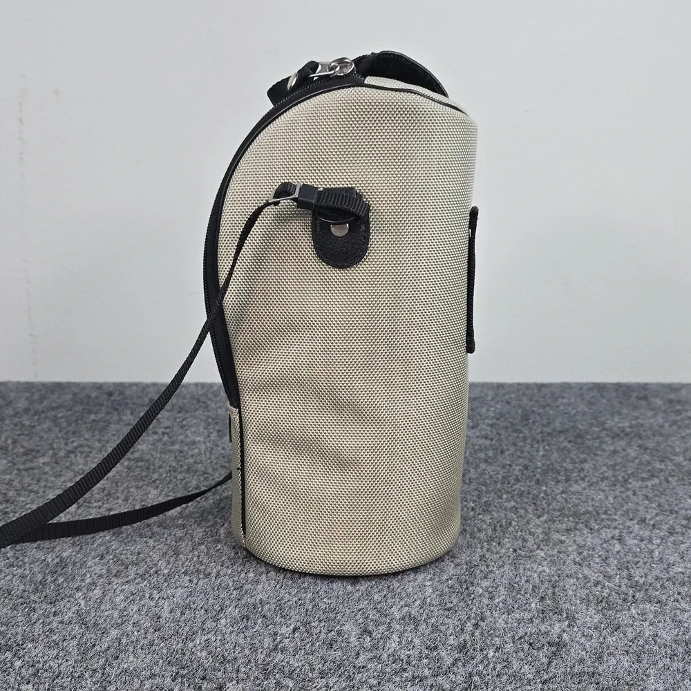 Canon Genuine LZ1326 Soft Lens Case Pouch w/ Shoulder Strap Beige Excellent